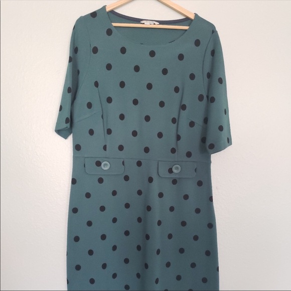 Boden Polka Dot Shift Dress - Picture 1 of 2